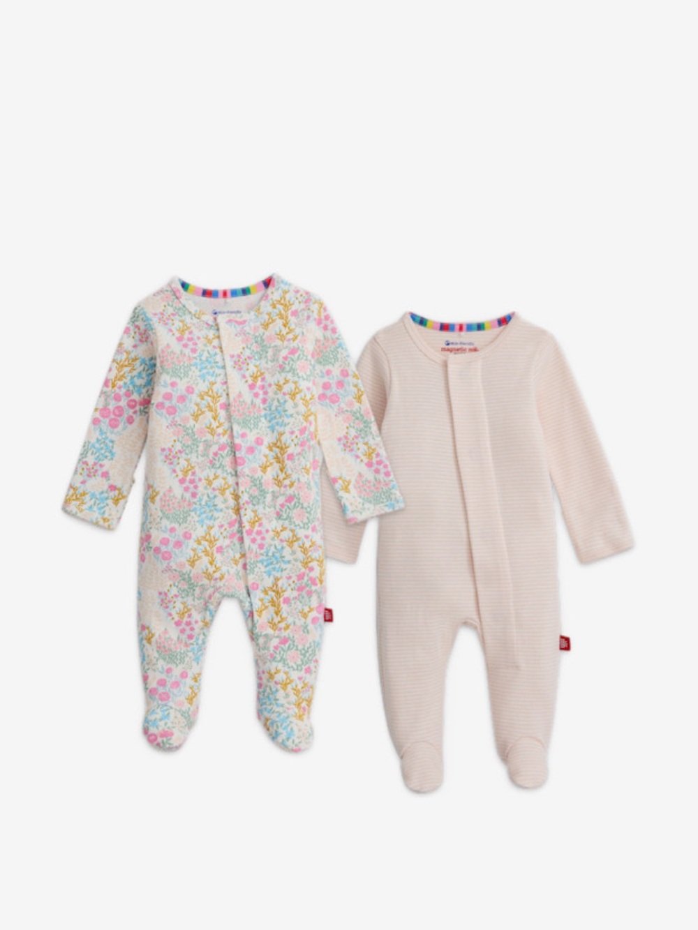 Magnetic Me Organic Cotton Footie 2 pack bundle